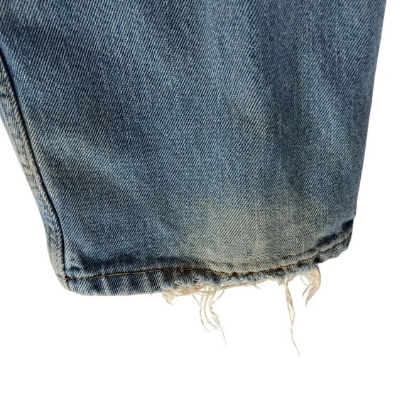 Levis Mens Jeans 550 Relaxed Fit Distressed Grunge 33x32 - Picture 5 of 6